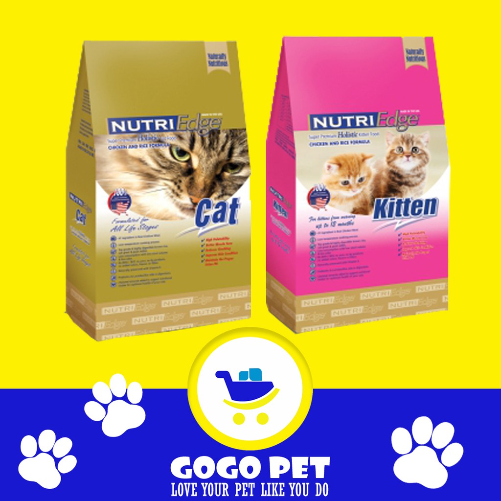 NutriEdge Cat/2kg/All Life Stages/Weaning Kitten/Holistic Cat Food/Cat