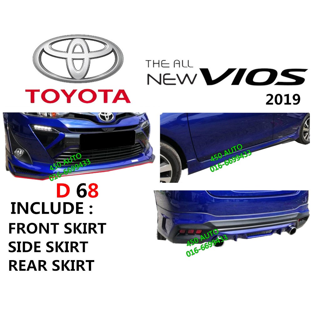 Toyota vios store 2019 body kit