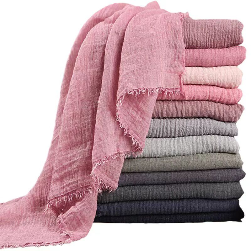 bahan crinkle shawl