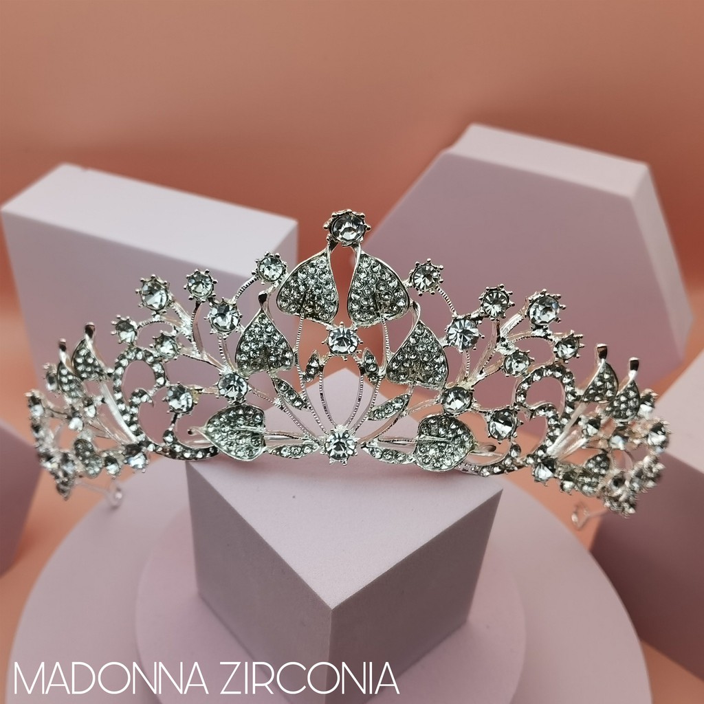 [crown Bride] Zirconia Crown Rhinestone Crown Tunang Crown Nikah Crown Kahwin Shopee