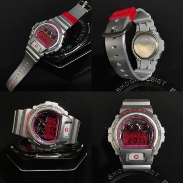 G shock 2025 silver pink