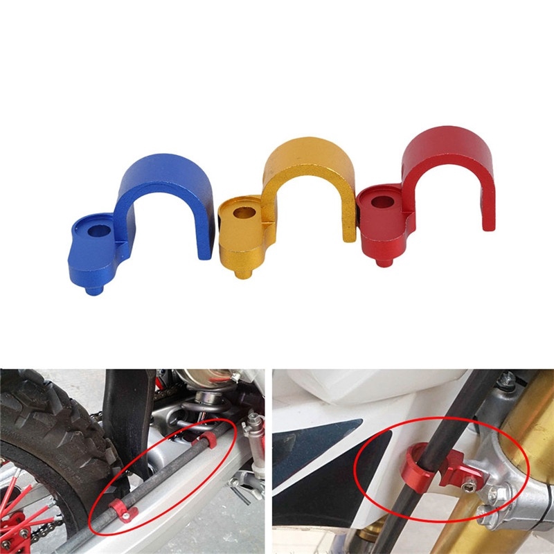 Automobile Front and Rear Brake Pipe Hose Clamp Holder Motorcycle CNC Modified Clamp YW Shopee