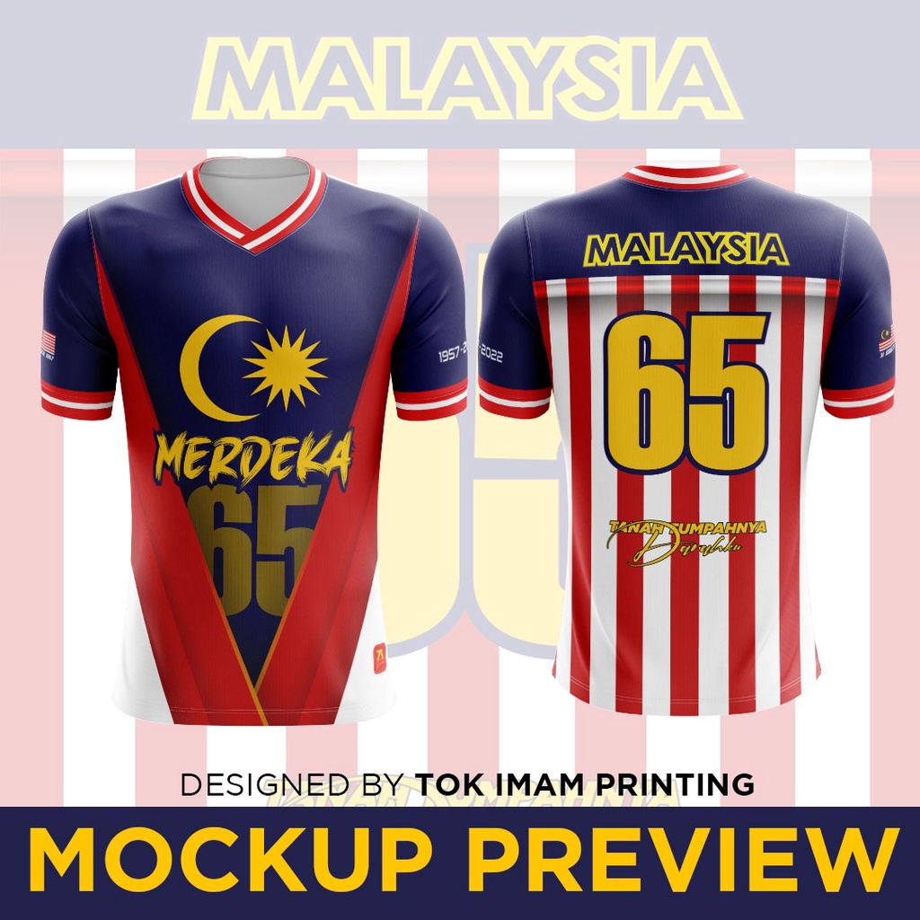 MERDEKA 65TH YEARS EXCLUSIVE DESIGN !! | Shopee Malaysia