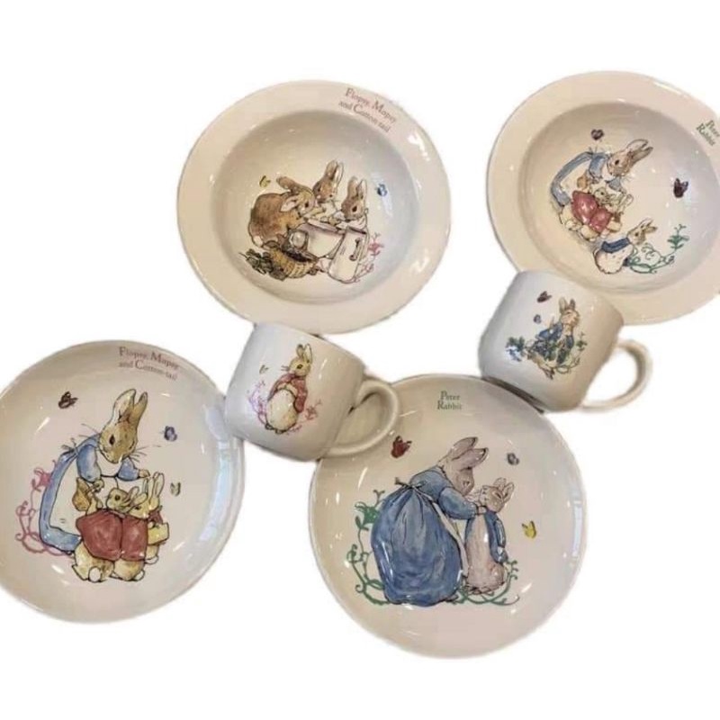 (Ready Stock) Dear Dali Cute Peter Rabbit Ceramic Set | Shopee Malaysia