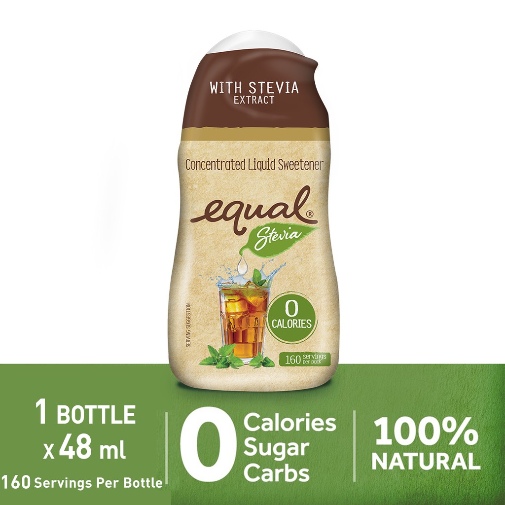 PEMANIS TANPA KALORI ZERO SUGAR Equal Stevia Sweetener Drops (48ml) (cecair) GULA STEVIA SUGAR