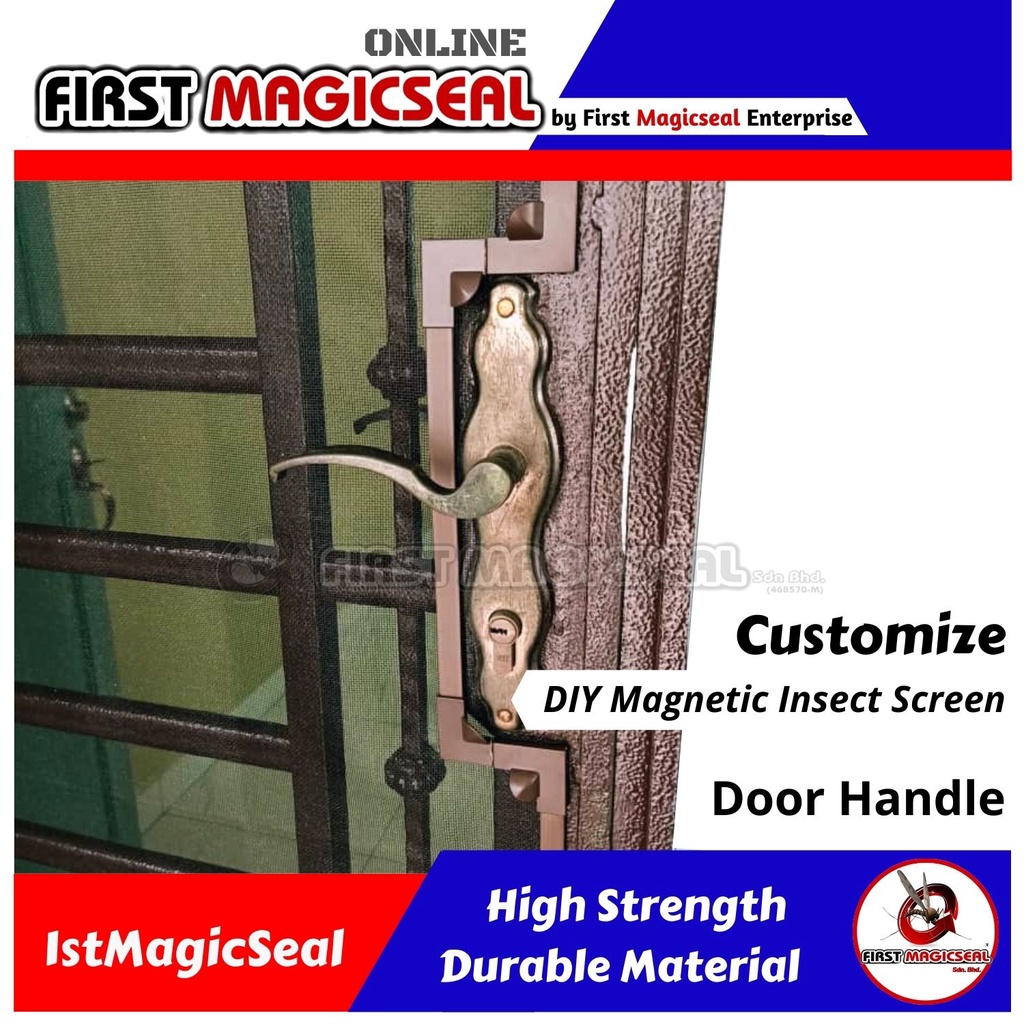 1stMagicSeal - Special Customize Door Handle DIY Magnetic Insect Screen ...