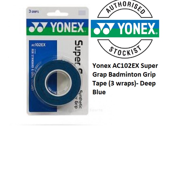 Yonex AC102EX Super Grap Badminton Grip Tape (3 wraps) Shopee Malaysia