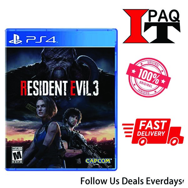 PS4 Resident Evil 3 | Biohazard 3 (R2,English) (R3,English/Chinese ...