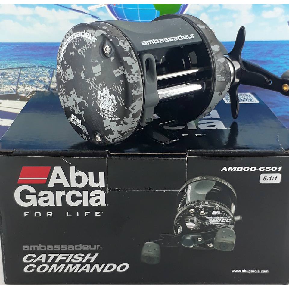 ABU GARCIA CATFISH COMMANDO AMB CC6501 ROUND REEL | Shopee Malaysia