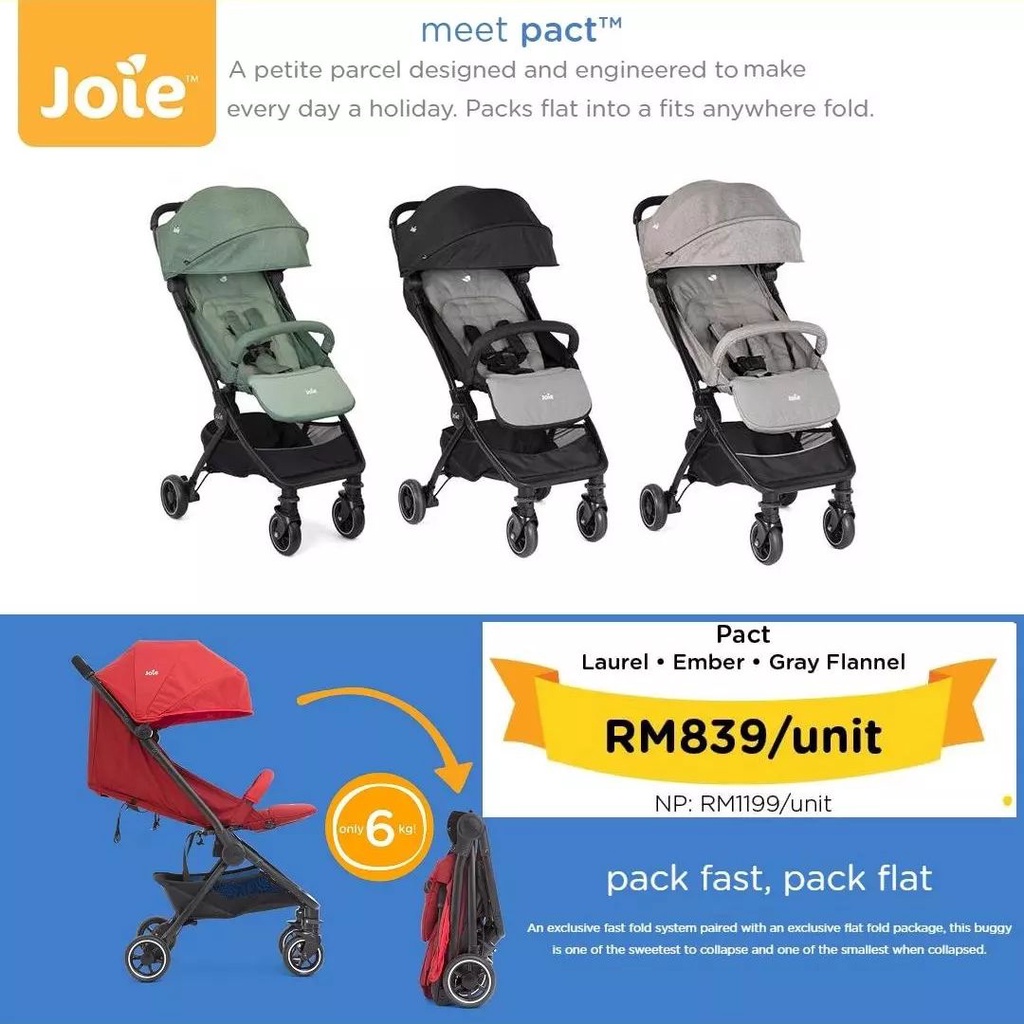 Joie meet 2024 pact stroller