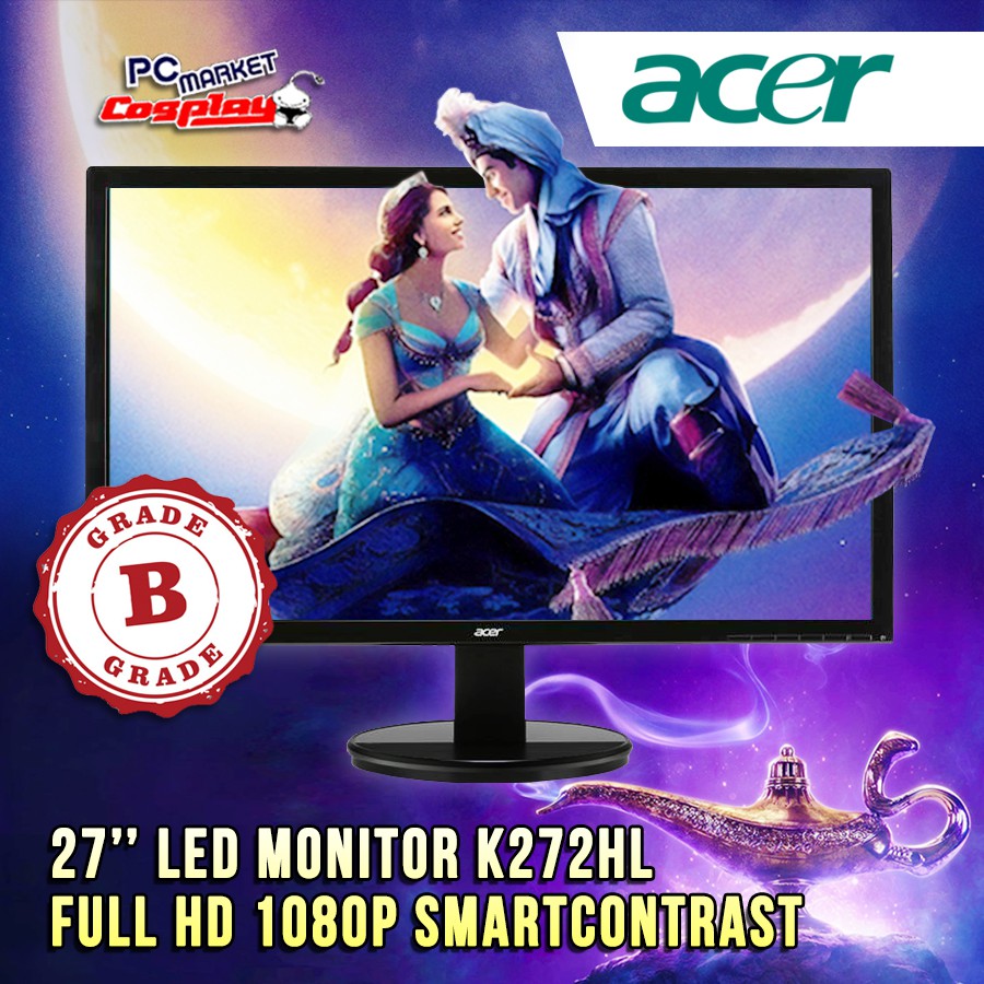 Acer K272HL 27 inch Grade B LED Widescreen Display Monitor Full HD ...