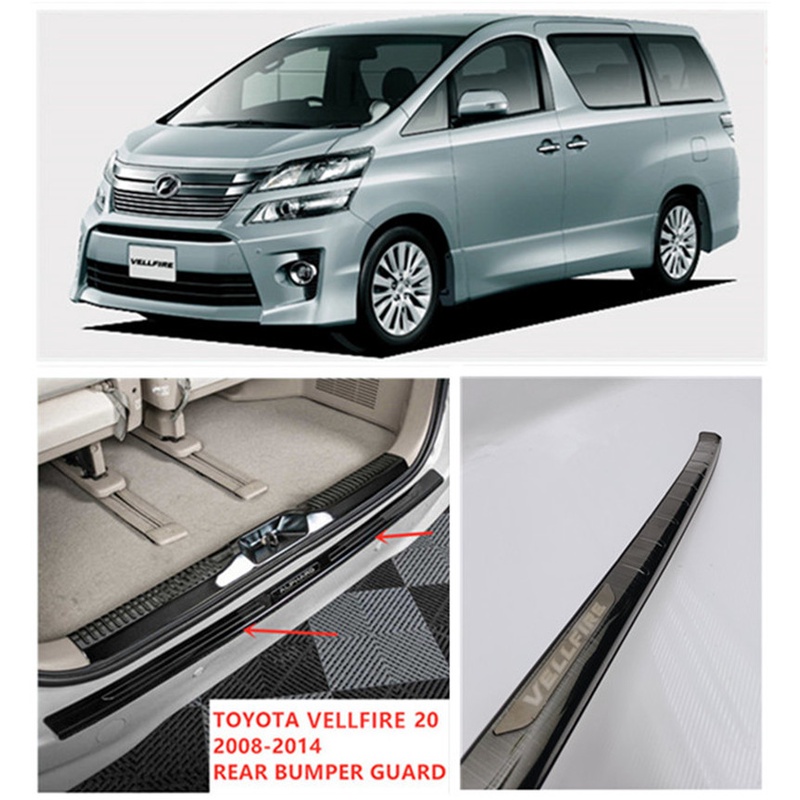 TOYOTA VELLFIRE ANH 20 2008-2014 Rear Bumper Guard Trunk Protector ...