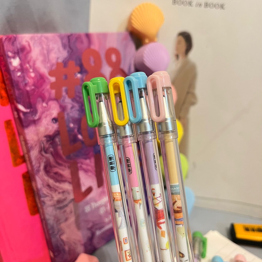 (VCM) Pens Can Be Erased Animal Characters Cute Animal Gel Pens Magic