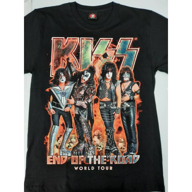 Kiss 3 Band T Shirt Hot Rock Shopee Malaysia