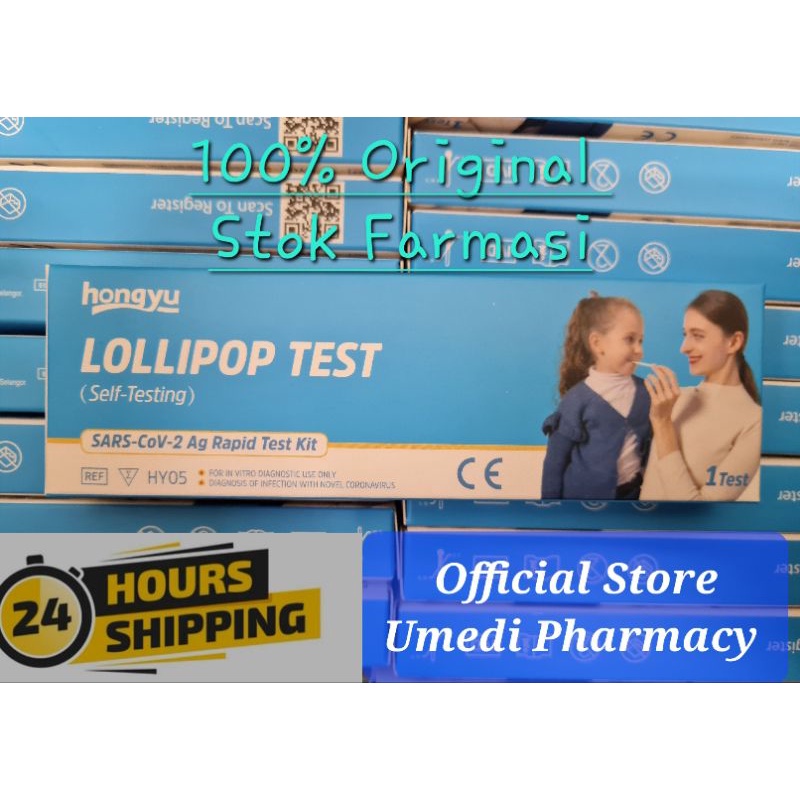 Pharmacy Stock Loli Pop Tes Kit untuk Budak Budak Senang Guna Shopee Malaysia