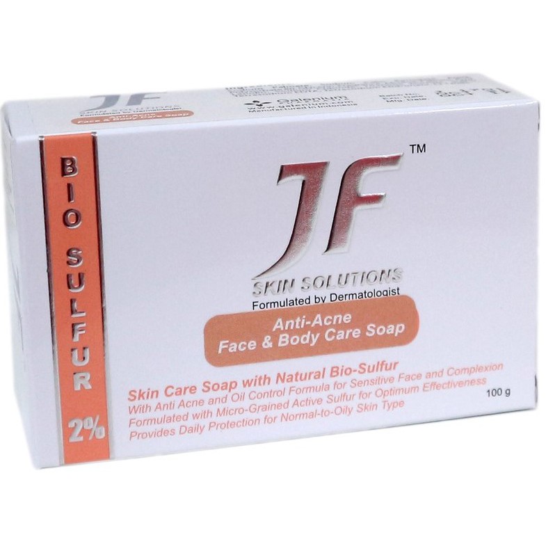 JF Sulphur Skin Solutions AntiAcne Face&Body Care Soap BioSulfur 2