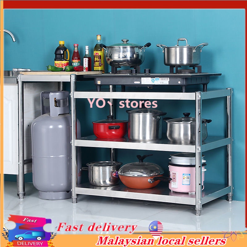 Rak Dapur / Rak Masak / Rak Gas / Stainless Steel Kitchen Stove / Gas ...