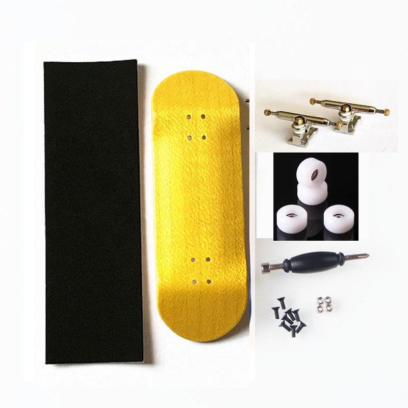 Fingerboard 32mm Complet – Érable Handmade, Planche En Bois, Set Pro