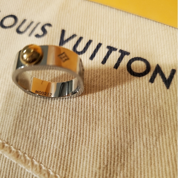 LOUIS VUITTON Nanogram ring M00217