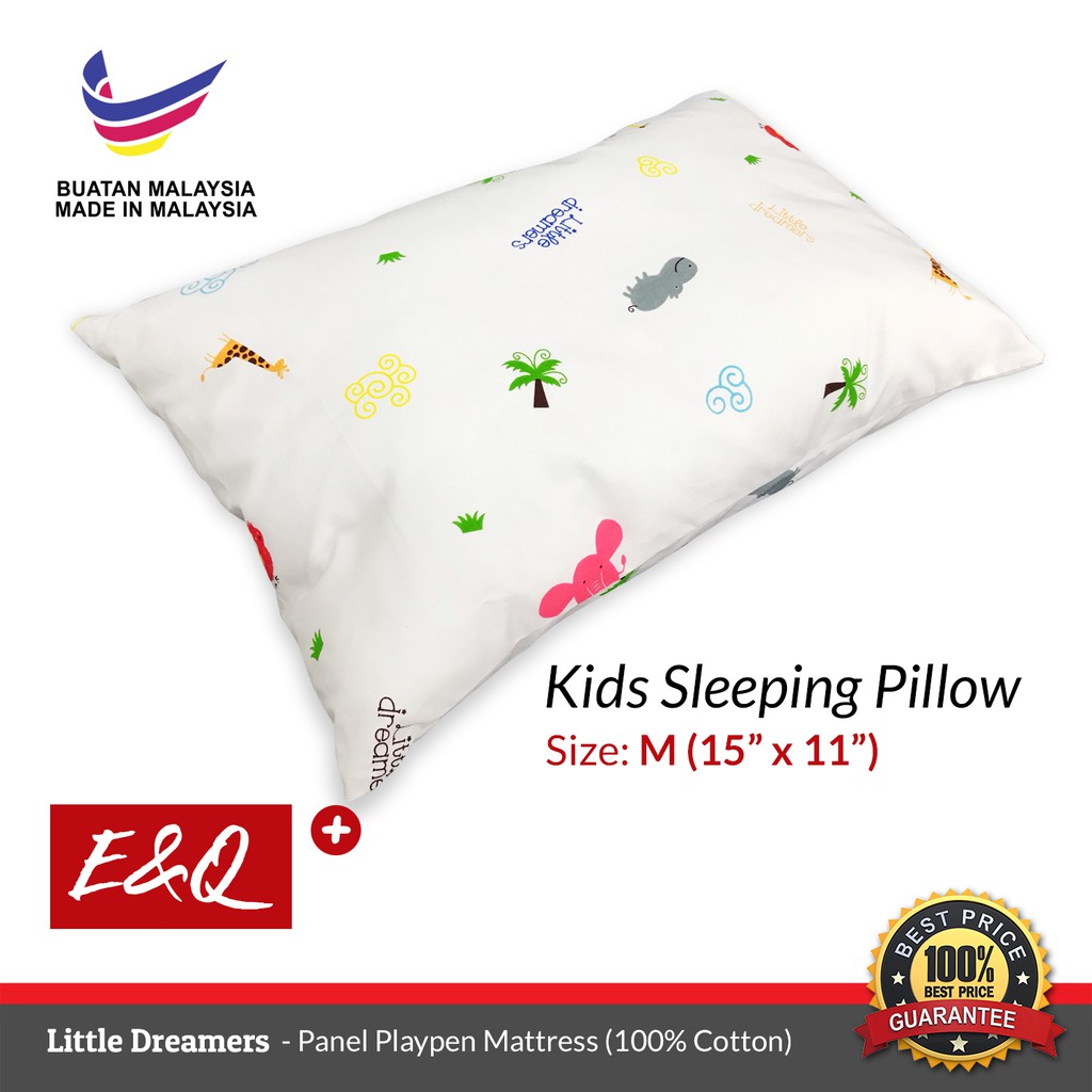 ENQ Premium Baby Pillow Bolster Size S M Bantal Baby