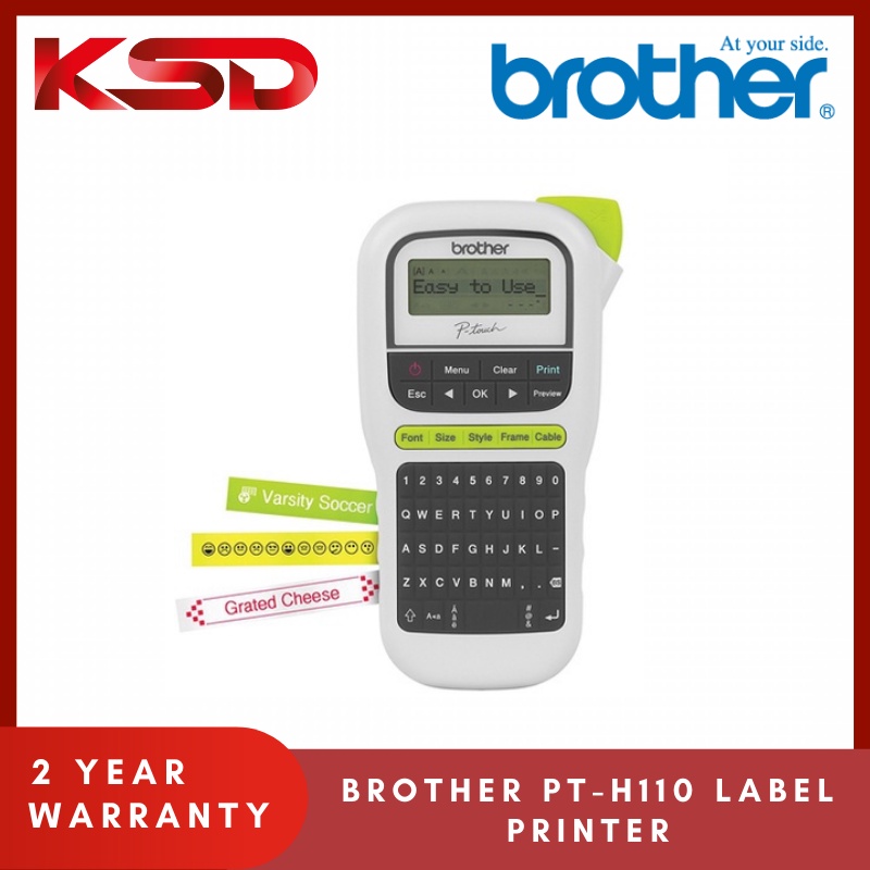 Brother PTH110 Label Printer Shopee Malaysia
