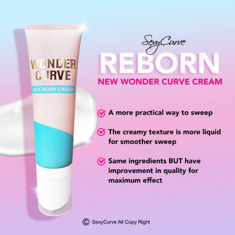 NEWBORN WONDERCURVE FAT BURNING LOTION by SEXYCURVE Shopee Malaysia