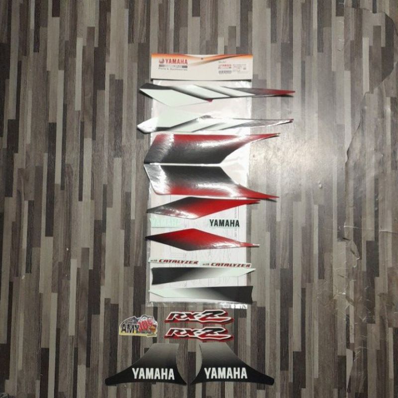 RXZ CATALYZER STRIPE MERAH GREY ORIGINAL HLY (MALAYSIA) | Shopee Malaysia