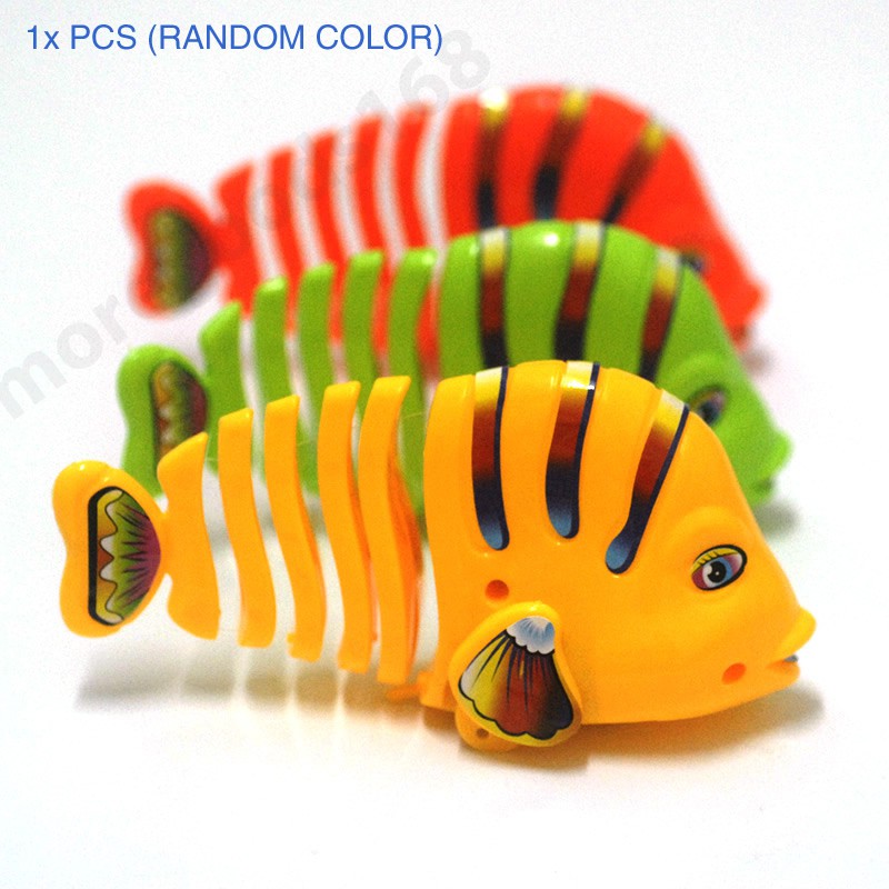 1pcs Clockwork Fish Toy Wind Up Toys Development Education Gift for kid ...