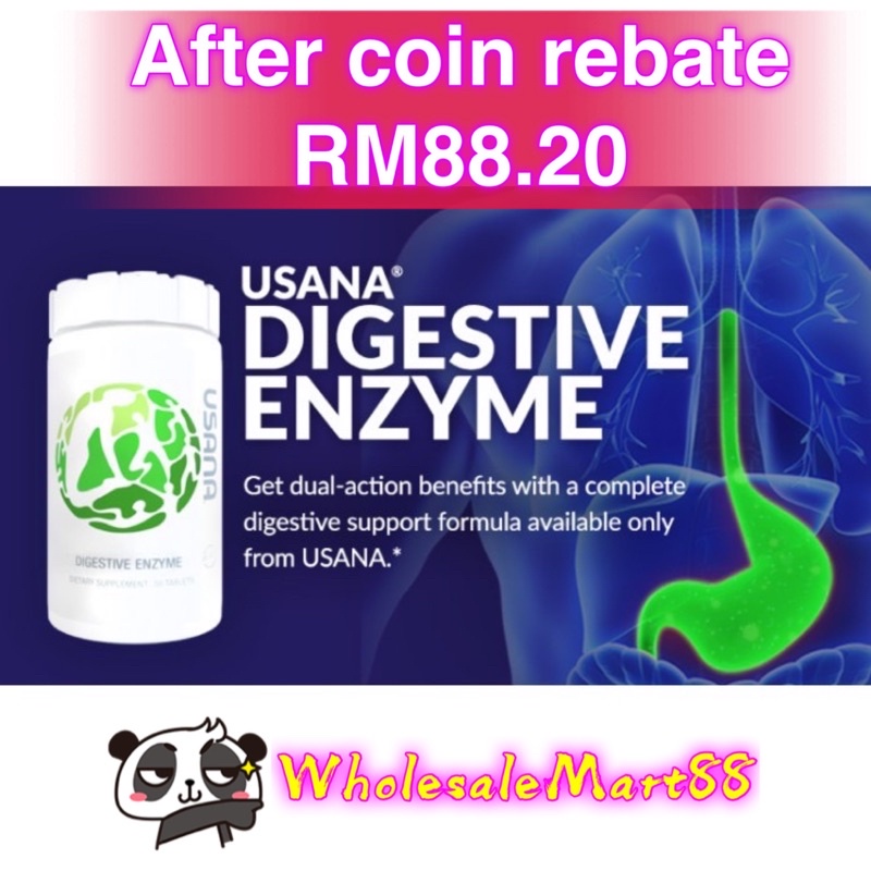 usana Digestive Enzyme Plus II 56TABLETS 消化酵素 Shopee Malaysia