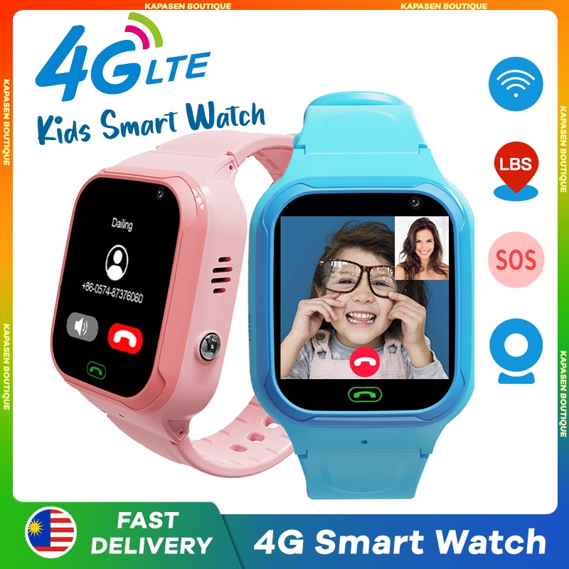 4G Smart Watch Kids WIFI SIM Card Network GPS Watches IP67 Waterproof ...