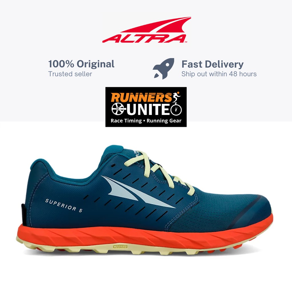 Altra Men's Superior 5 Trail Running Shoes (Low Cushion 21mm) Shopee