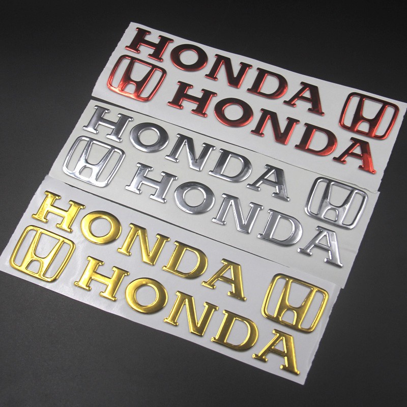 Motorcycle 3D Sticker Honda Emblem Logo Sticker Honda 3D Styling ...