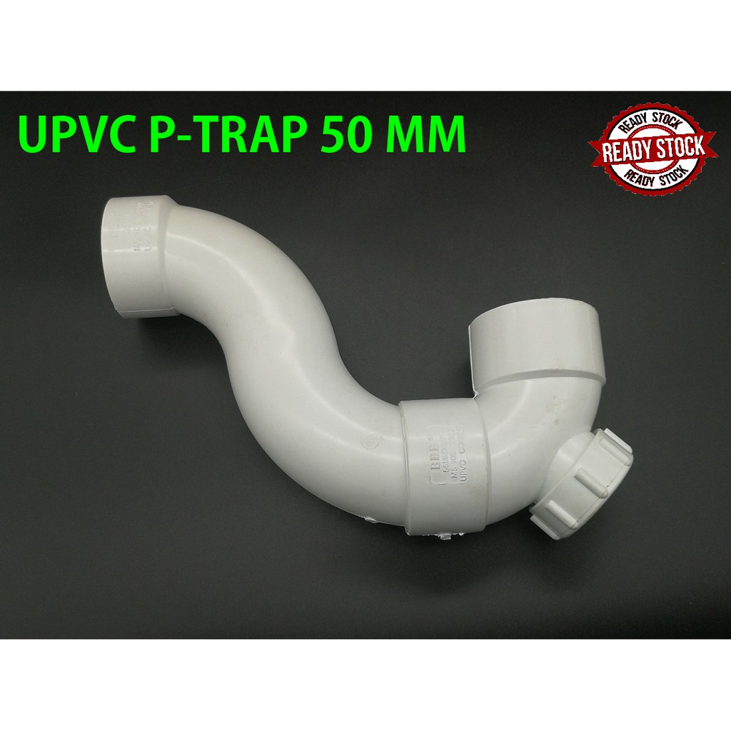 Upvc Pipe Fitting Brand Bbb Bina P Trap White Putih Best Quality Size Mm Shopee Malaysia