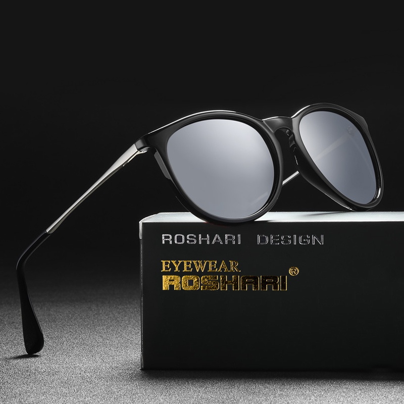 Roshari A29 Round Polarized Sunglasses For Women And Men S Hd Eyewear Accessories Cermin Mata