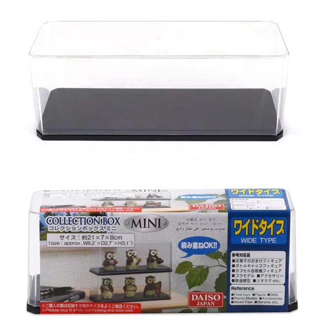 Daiso Collection Box (Wide Type) Display Box Transparent Shopee Malaysia