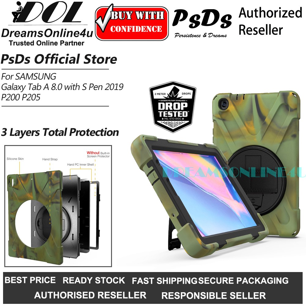 PsDs PirateKing Samsung Galaxy Tab A 2019 with S-Pen P200