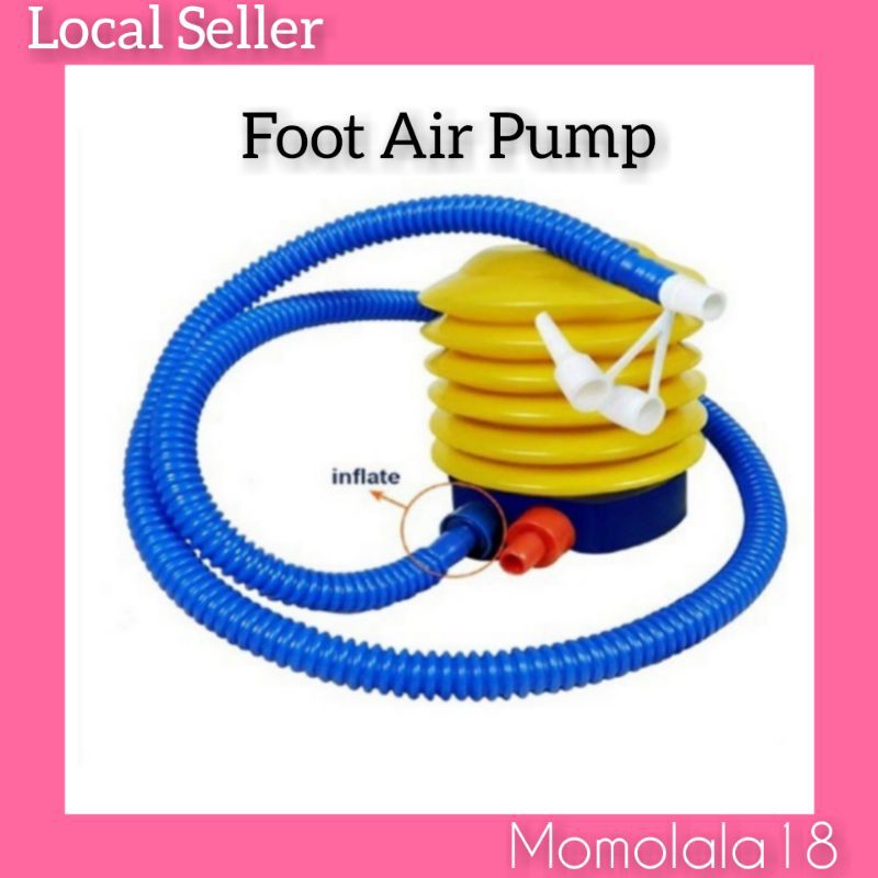 Air Pump Inflator Float Ballon Pam Angin Kecil Kaki Tangan | Shopee ...