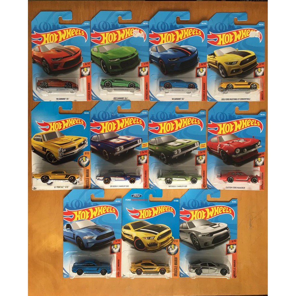 Hot wheels muscle store mania series