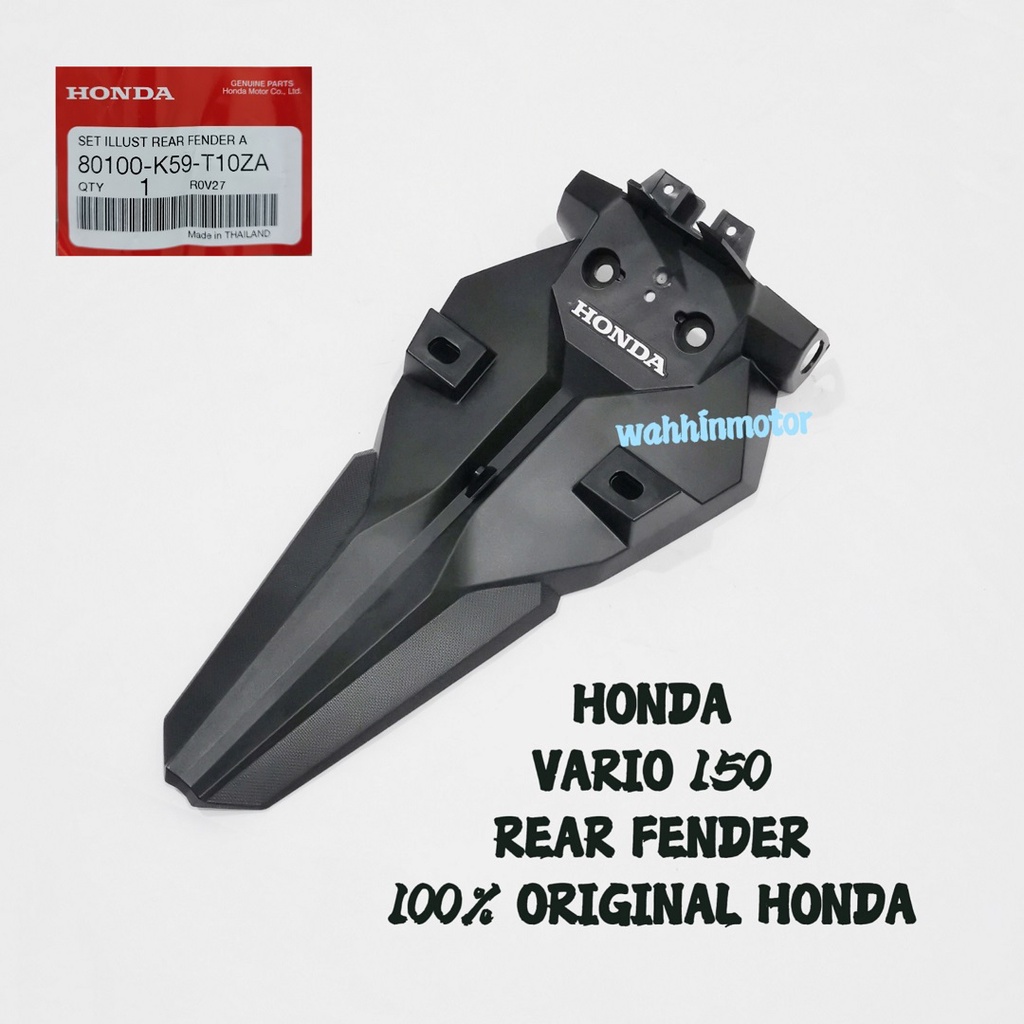 HONDA VARIO 150 V1 V2 160 125 REAR FENDER 80100-K59-T10ZA SET ILLUST ...