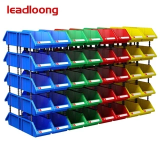 Stackable Plastic Small Parts Container Box Shelf Screw Storage