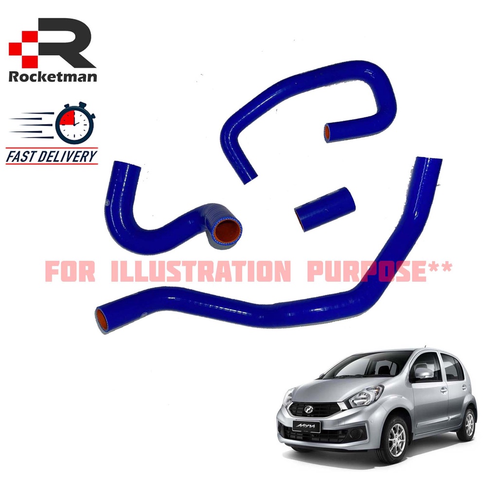 SAMCO SILICONE RADIATOR HOSE SET PERODUA MYVI 1.3 1.5 2005-2017 ...