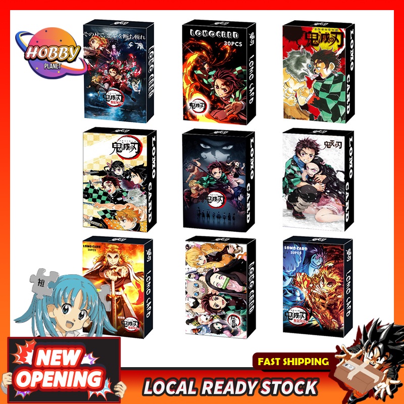 Demon Slayer Lomo Card 30pcs per box Collectable Card Anime Action ...