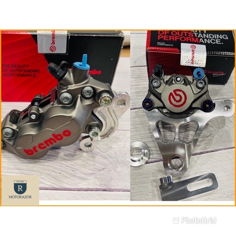 Y15ZR Y15 Y16 Brembo P4 P34 Red logo Caliper Original 100 Made Italy