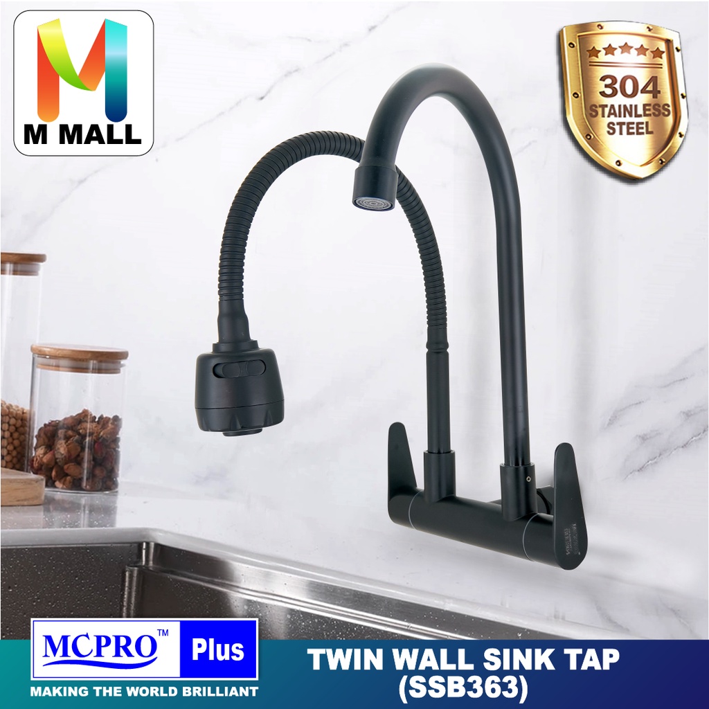 MCPRO SUS304 Black Oxide Coated On Stainless Steel WALL Double