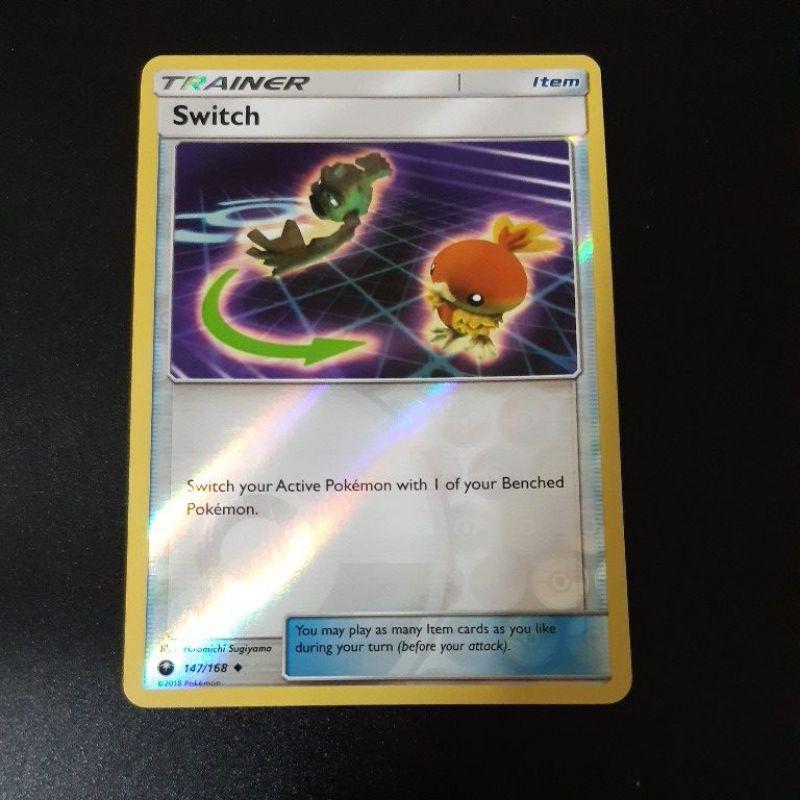 Pokemon Card TCG : Trainer : Switch 147/168 (REVERSE HOLO) 100%Original  Pokemon Card | Shopee Malaysia