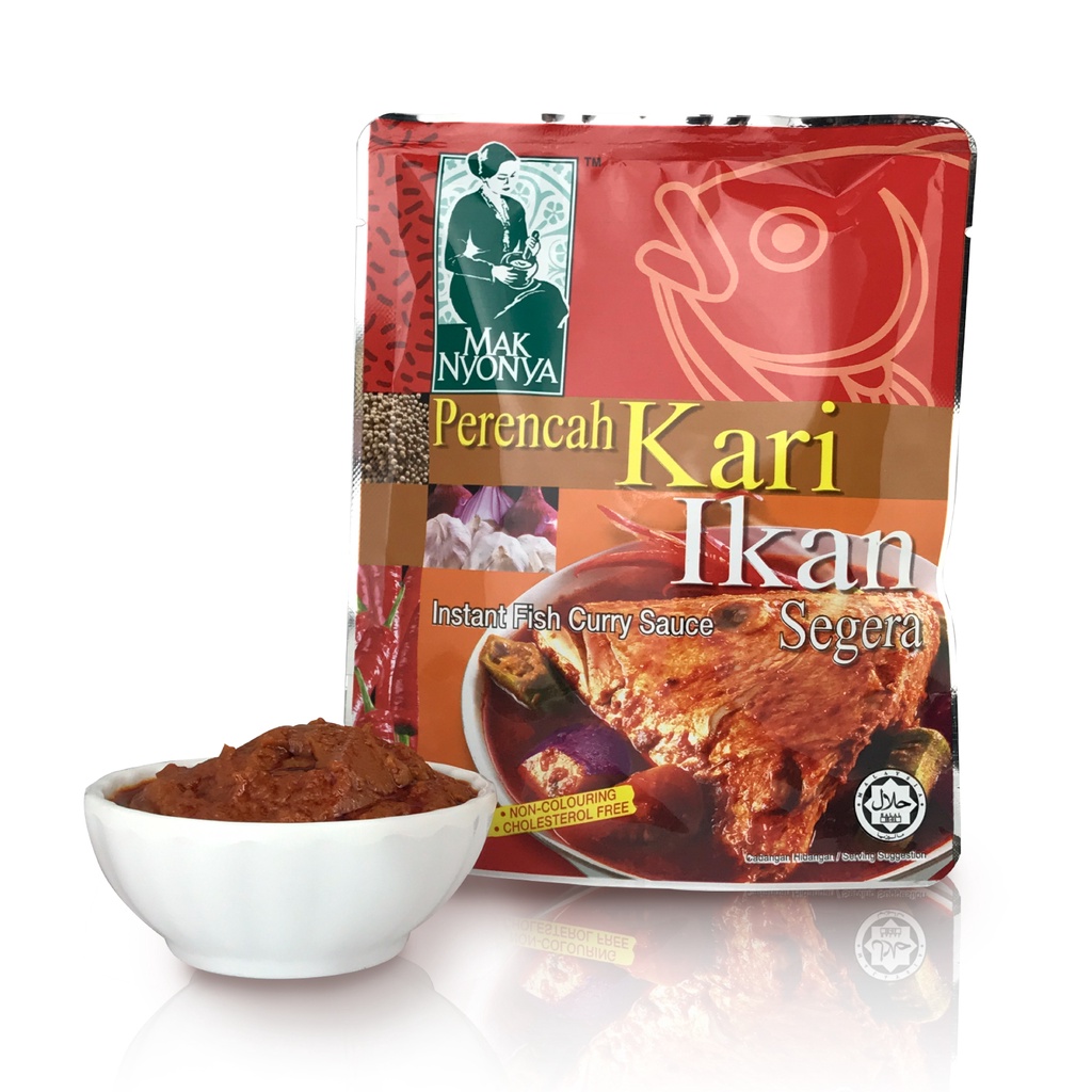 Mak Nyonya Instant Fish Curry Sauce 200g Kari Ikan Easy Cook