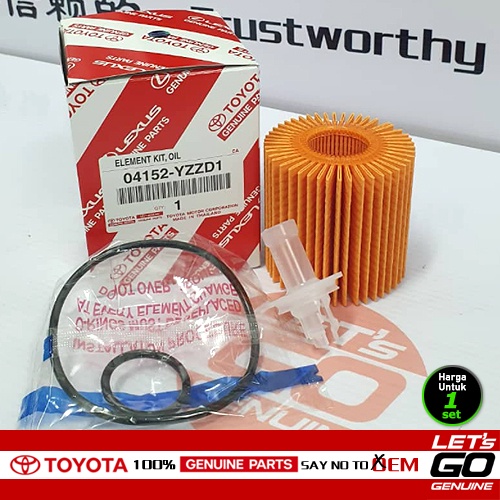 (Original) >> Oil Filter Toyota Lexus RX350 Altis Wish Harrier Estima ...