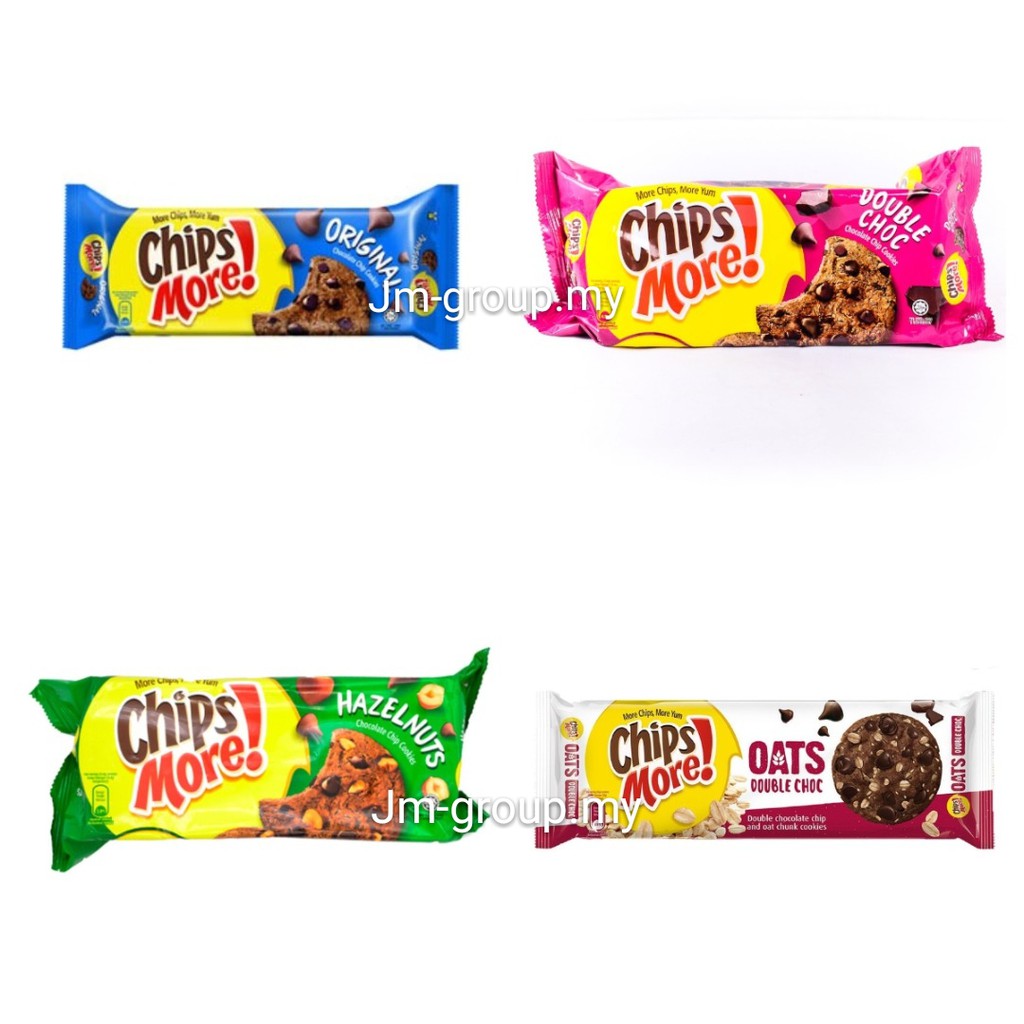 Chipsmore Chip Cookies 163.2g (Original / Double Chocolate /Hazelnuts ...