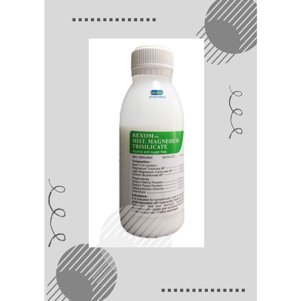 REXOM MIST. MAGNESIUM TRISILICATE 120ML | Shopee Malaysia