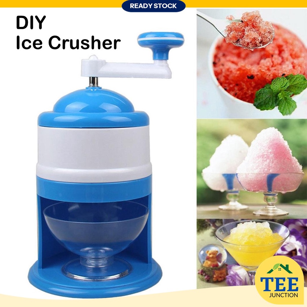 DIY Manual Ice Shaver Crusher Portable Blender Smoothies Machine ABC ...